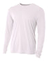 A4 Youth Cooling Performance Long Sleeve Crew